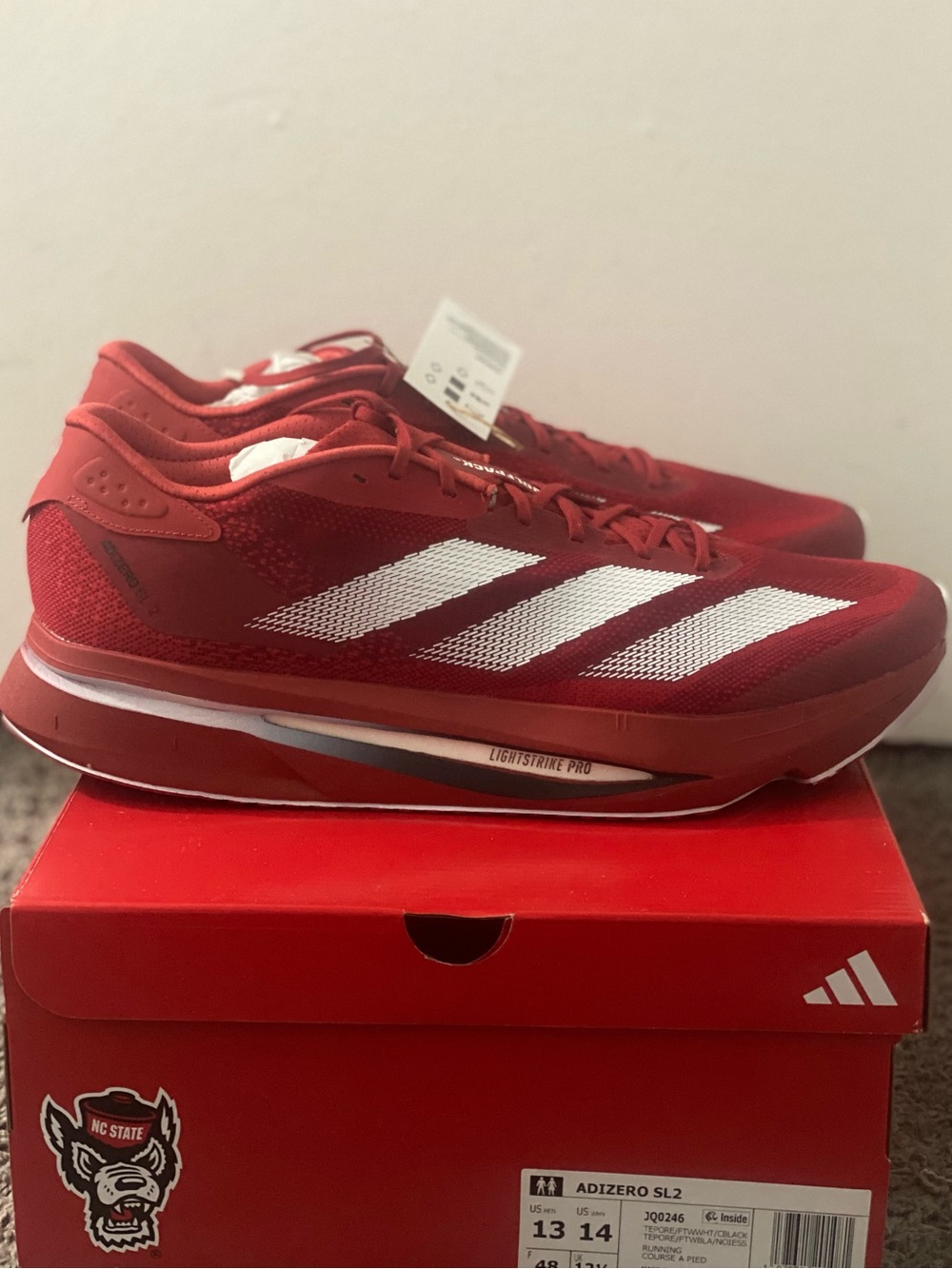 Adidas Adizero SL2 NC State Edition